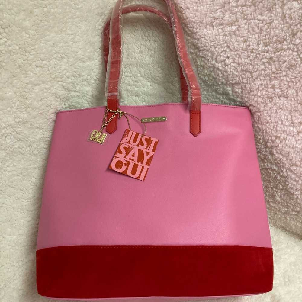 Juicy Couture Pink and Red Tote